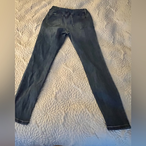 Motherhood Maternity Indigo blue distressed maternity jeans - Picture 11 of 16